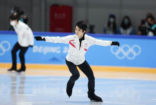 五輪3連覇に期待のかかる羽生結弦選手　（写真：新華社/アフロ）