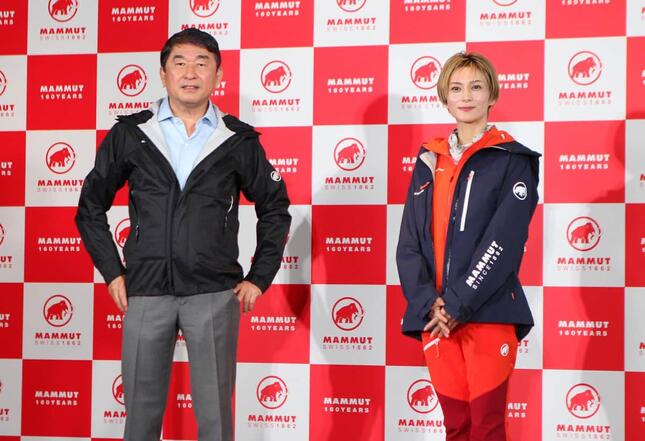 左はマムート・スポーツグループジャパン代表取締役社長の福田太一氏