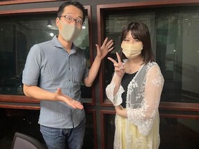 （左から）DJ Nobbyと坂田穂乃花さん