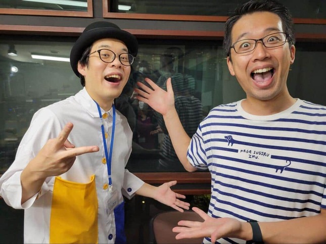 （左から）イシヅヤシンさん、DJ Nobby
