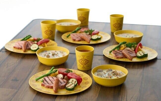 プラスチックの使用を減らした食器「ECO TAKE」シリーズ