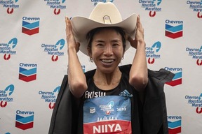 「ヒューストンマラソン2023」で新谷仁美選手が日本歴代2位の記録で優勝（写真：ZUMA Press/アフロ）