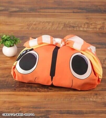 見た目がかわいい「ポチタ」。エコバッグにも使える風呂敷に