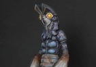 ウルトラマンの好敵手「バルタン星人」　全高約41センチのソフビフィギュアに