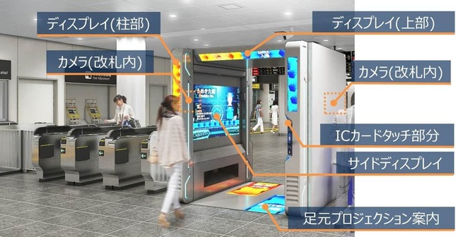 JR大阪駅の「顔認証改札」