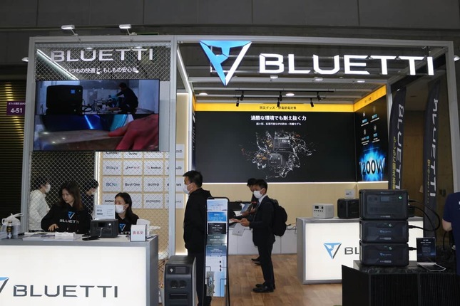 「防災EXPO」で、BLUETTIが出展したブース