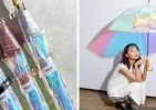 「ビニール傘」超オシャレに　七色に反射、ユニークなデザインでヒット商品も