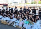マッチョ35人が隅田川花火大会の後を掃除　ちりのかけらも残さない筋肉軍団
