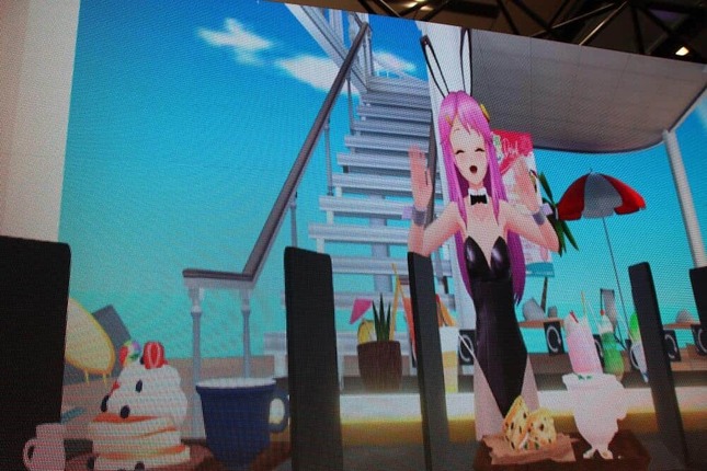 おきゅたんbotさんが接客してくれた