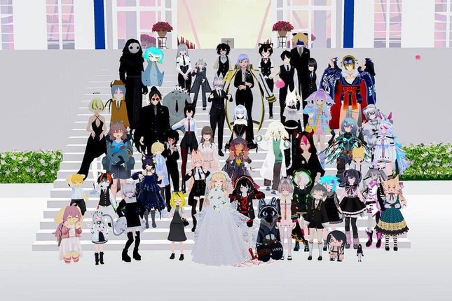メタバースで盛大に結婚式