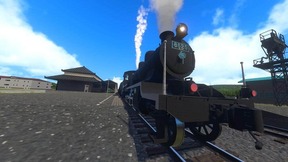 メタバースに再現した蒸気機関車「国鉄8620形」