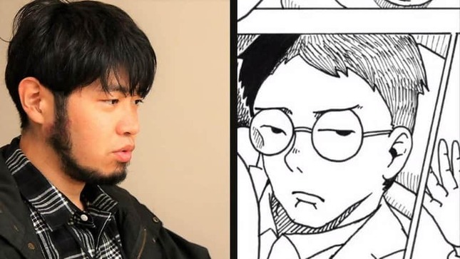 （左から）「Studio No.9」の漫画編集者・遠藤さん、漫画家のうえはらけいたさん
