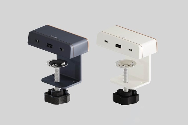 狭いスペースや小さい机でも邪魔にならないミニマルデザイン