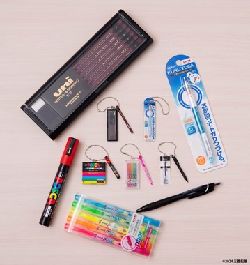 三菱鉛筆の文房具たちが手のひらサイズに