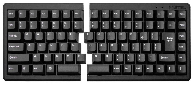 Mistel BAROCCO」から、左右分離型JIS配列メカニカルキーボード発売: J