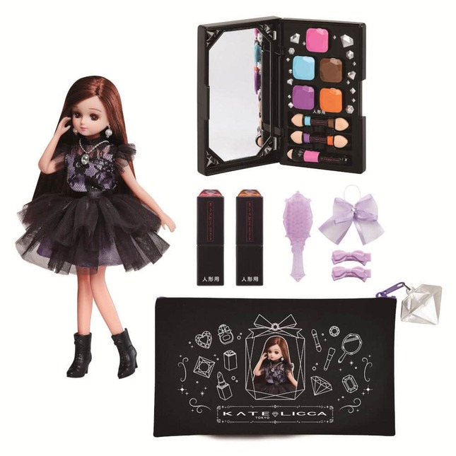 キュートからクールまで、リカちゃんを自由にメイクアップ