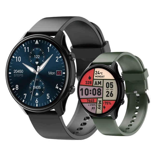 多彩な盤面デザインと着せ替えバンド、気分で選べる
