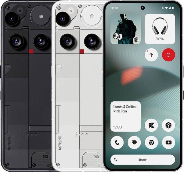 幾何学的なデザインにスマートなマイクロLEDディスプレイを装備
