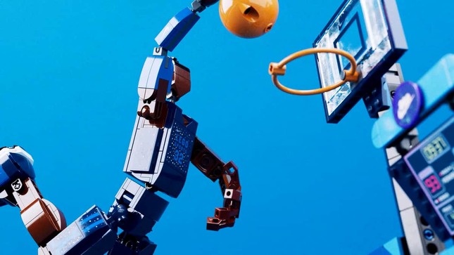 いずれもバスケットボールのワンシーンを楽しく組み立てられる