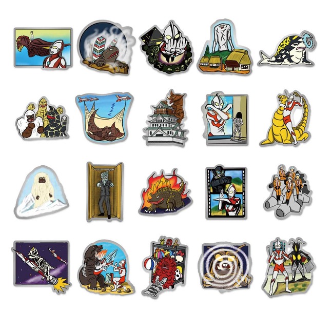 各話を象徴するシーンをセレクト、ピンズにデザイン
