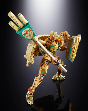 じゃがりこから絢爛な出で立ちの騎士王へ華麗に変形
