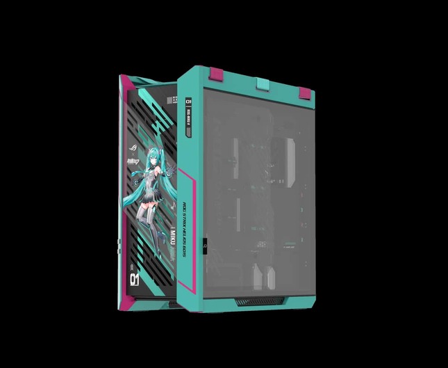 コンプリートすればケースからマザーボードまで「初音ミク」仕様に
