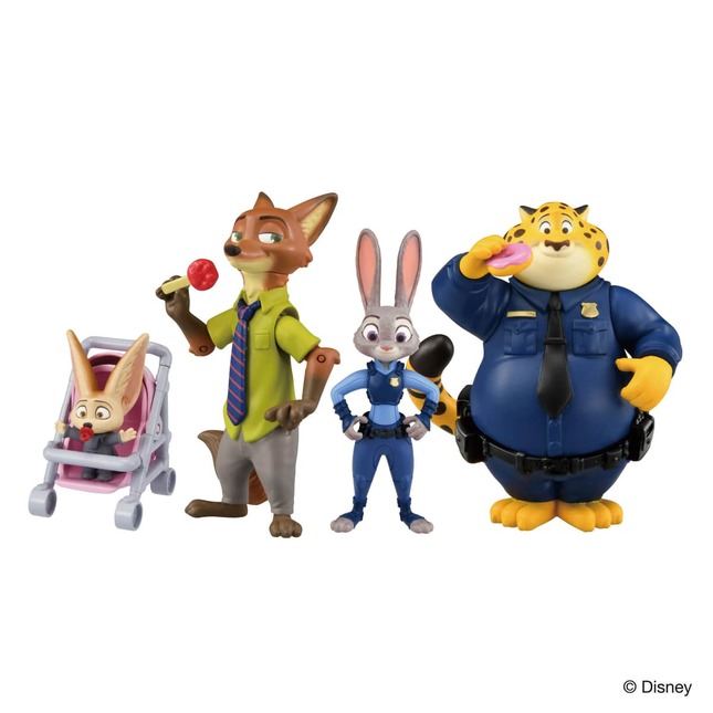 ズートピア2」のニックやジュディたちが動物フィギュア「アニア」に