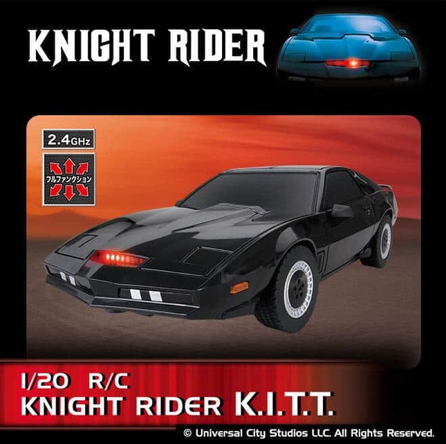 「ナイト2000」が1/20スケールでラジコン化