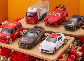「福舞トミカ」全6種　縁起の良い6車種をラインアップ