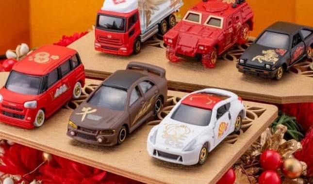 「福舞トミカ」全6種　縁起の良い6車種をラインアップ