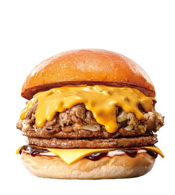 フィリーチーズステーキの味わいをバーガーで