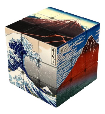 北斎や国芳の名画を6面にプリント