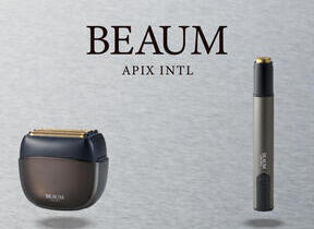 メンズ美容「BEAUM」から　シェーバー2種、6枚刃＆顔剃りペン型