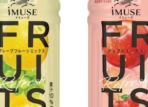 機能性表示食品「iMUSE フルーツリフレッシュ」2商品　手軽に飲みやすい