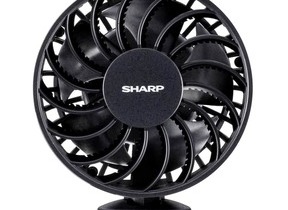サーキュレーターの構造とフクロウの翼を応用したハンディファン　シャープ