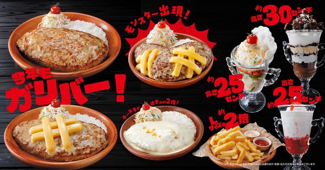 ガリバーバーグ400g×2枚の圧倒的ボリューム