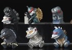 「ゴジラ」シリーズの怪獣たちが愛らしいデフォルメフィギュアに　カプセルトイで