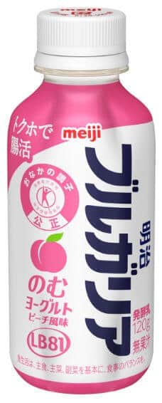 腸活習慣を続けやすい飲み切りサイズ、さわやかなピーチ風味
