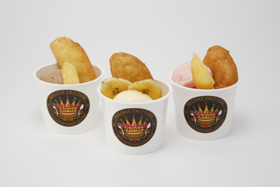 「フルーツフリッター」が人気だ（画像は「フルーツフリッタージェラート[プチ]」）