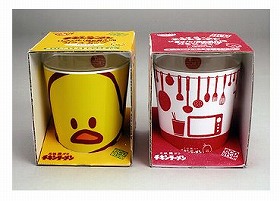 日清食品のチキンラーメンガラスカップ「ひよこちゃん」「キッチン」