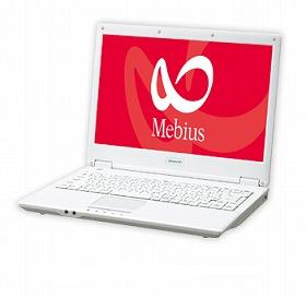 シャープから「Mebius」の新製品（画像はワンセグチューナー内蔵の「PC-CW60X」）