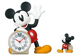 セイコークロック「ミッキーマウス目覚まし時計」
