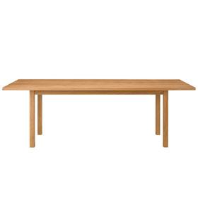 ［REAL FURNITURE／オーク無垢材ダイニングテーブル・長方形1］　W220×D90×H72cm　￥189,000＜無印良品＞