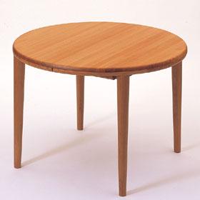 ［テーブル ローベルII］W105～155×D105×H70cm　￥161,700＜家具蔵＞