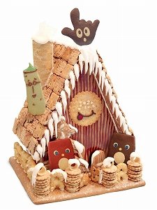 高さ2ｍ「お菓子の家」、銀座に出現