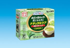 「GABA」を配合したトクホの粉末緑茶