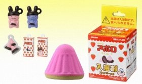 お口ではなくお風呂であなたを癒します　アポロチョコ入浴剤