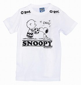 写真は「gol.」×「PEANUTS」Tシャツ（3990円）