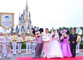 婚礼1万組に到達、「ディズニーアンバサダーホテル」