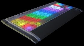 LEDで自由自在に光るキーボード